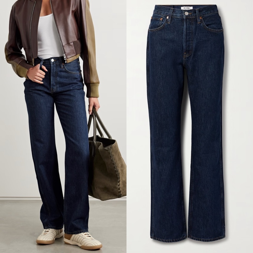 Re/Done Dark Blue Women's Jeans